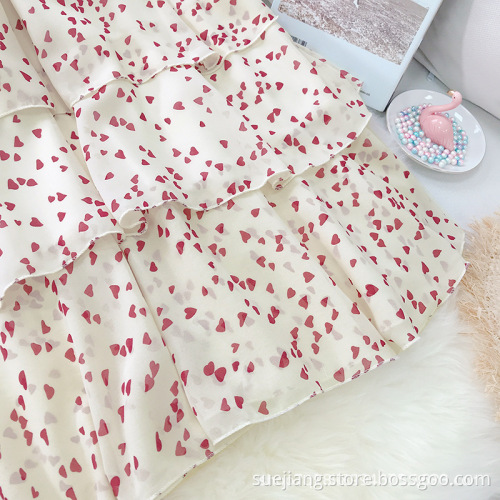 Casual Dresses Women/Girl Little Love Chiffon Skirt